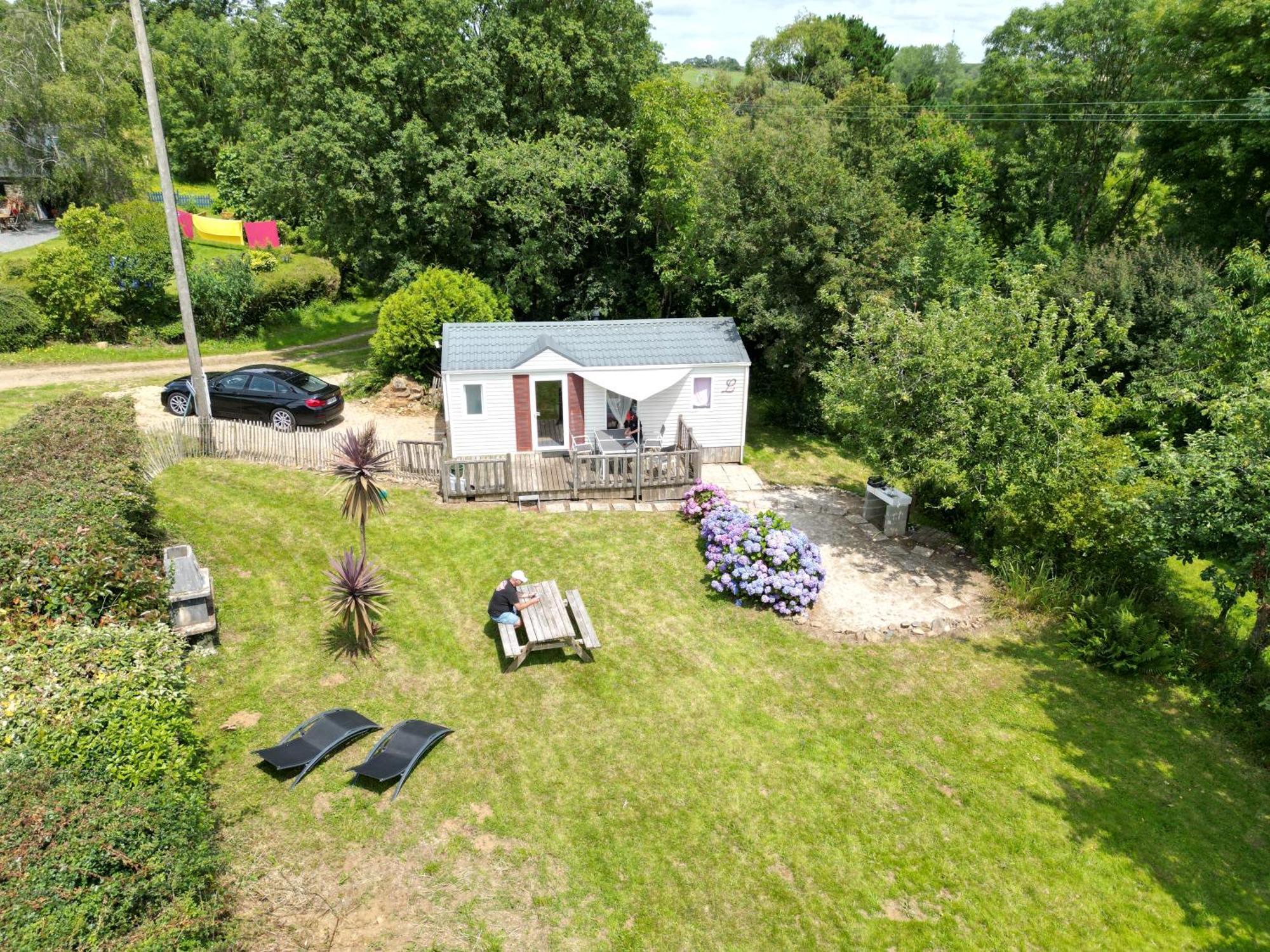 Mobil-Home A La Campagne Le Faou Dış mekan fotoğraf